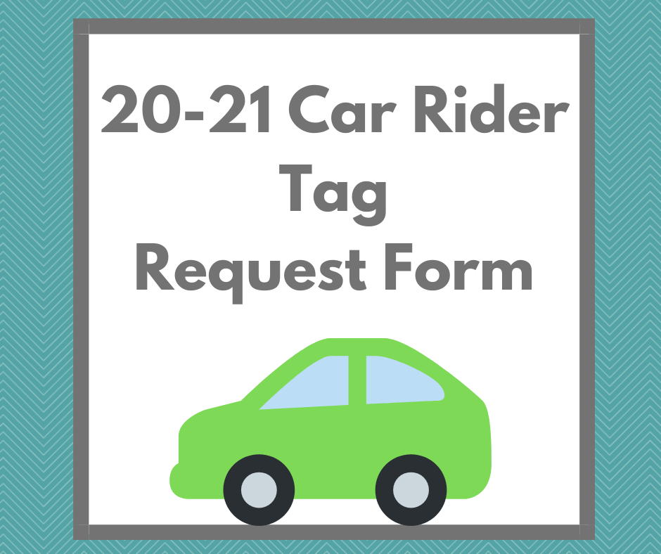 Free Car Rider Tags Template Printable Templates